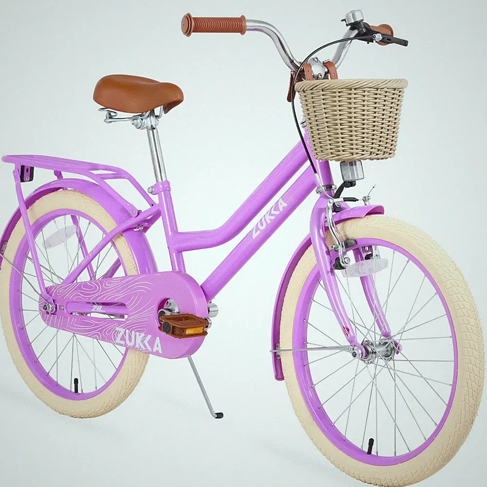 20 inch Girls Bike w/ Basket for 7-10 Years Old, Coaster Brake, Multiple Colors