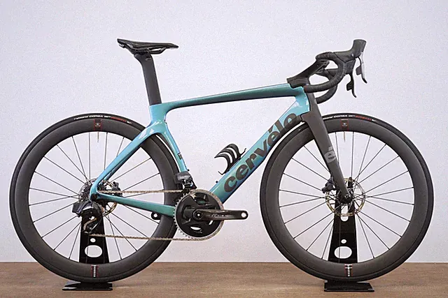 2021 51cm Cervelo S5 SRAM Force AXS Quarq Reserve 50|50 Carbon Disc Road Bike