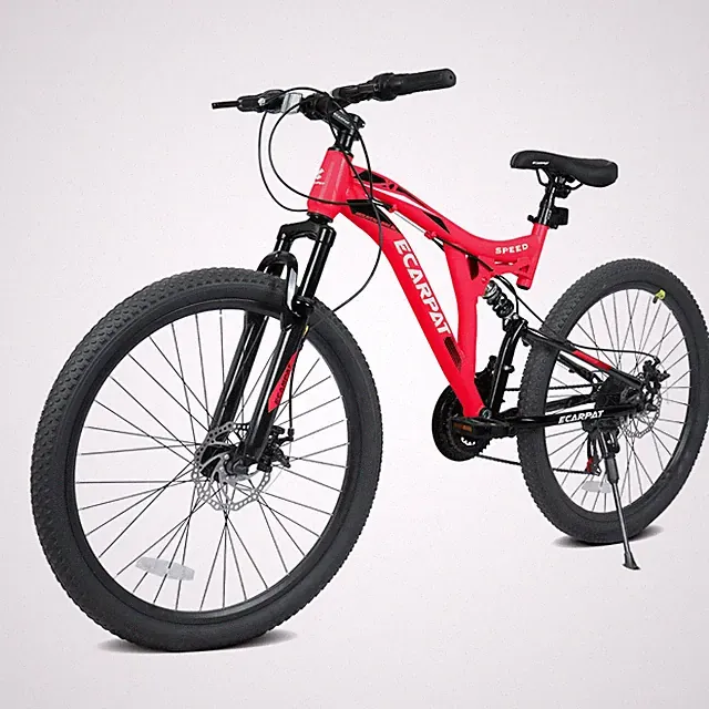 26 Inch Mountain Bike Full Suspension 21-Speeds Dual Disc Brake for Men & Women