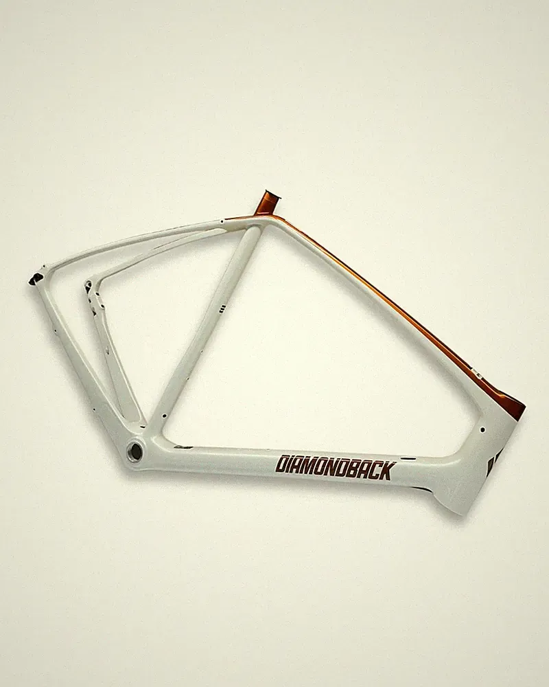 Diamondback Haanjo 8C Carbon Gravel Bike Frameset XL/59 White 2021 Disc 12x142