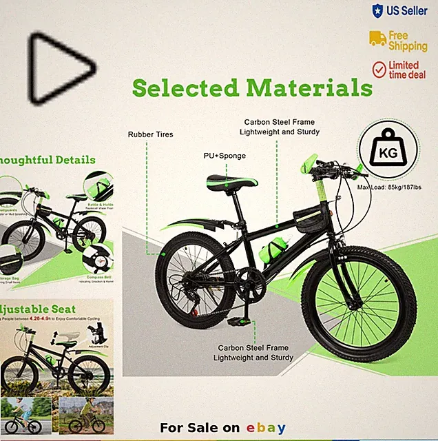 Mountain Bike 20 Inch 7 Speed Gears Adjustable Seat Boys with Mudguards Kettle