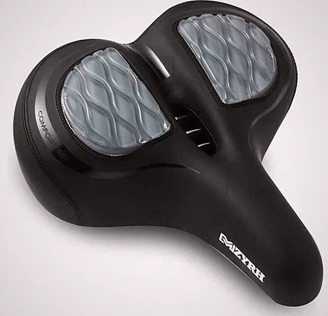 Mzyrh Padded Bike Seat Saddle with Soft Cushion - For Pelaton