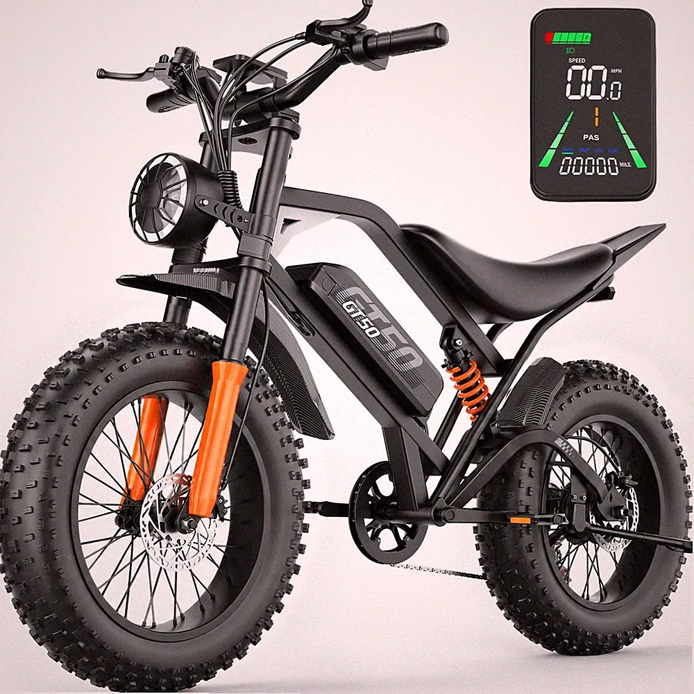 NEW 20" FAT TIRE ADULTS ELECTRIC BIKE 5500W 36MPH 48V 20AH MOUNTAIN EBIKE