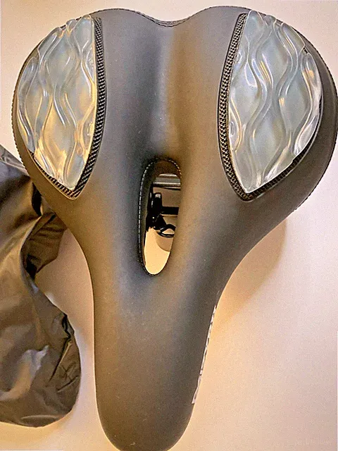 Oversize Bike Seat for Peloton Bike/Bike+ Memory Foam Fit Most Road Bike