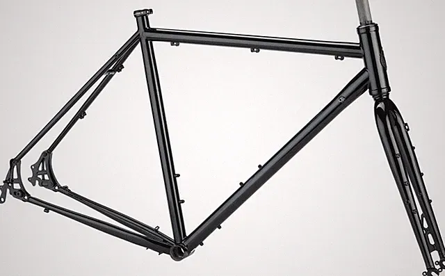 Salsa Marrakesh Frameset 2021 - 700c, Steel, Black, 52cm