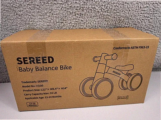 SEREED Baby Balance Bike for 1 Year Old Boys Girls 12-24 Month Toddler Balance
